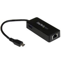 StarTech.com USB-C to Gigabit Network Adapter with Additional USB 3.0 Port