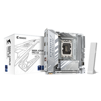 GIGABYTE B860I AORUS PRO ICE | Intel processor family | LGA1851 processor socket | DDR5 | Supported hard drive interfaces: SATA, M.2 | 2 SATA connectors