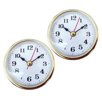 2 vnt. Elegantiškas 65 mm kvarcinio laikrodžio mechanizmas su romėniškais/arabų skaitmenimis ir auksiniu/sidabriniu apvadu laikrodžio gamybai/DIY remontui A