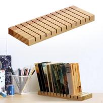 Vinilinių plokštelių laikiklis, atvirukų eksponavimas, stalas, namų dekoras, organizatorius, muzikos albumų stovas, saugykla