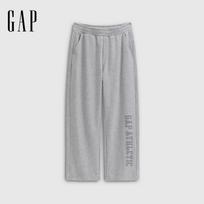 Gap Men's Logo Print Loose Straight Sweatpants S šviesiai pilka spalva
