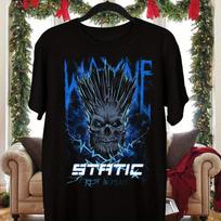 Static X Grafinis Spausdinimo Medvilninis Marškinėlis 100% Medvilnė Laisvalaikio Apvaliu Kaklu Įprasto Kirpimo Šiek tiek Tampri Unisex Suaugusiųjų Marškinėlis Trumpomis Rankovėmis S
