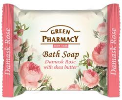 Green Pharmacy Body Care Damask Rose muilo baras 100g