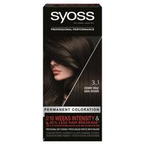 Schwarzkopf Syoss Plaukų dažai tamsiai rudas Nr. 3-1 1 vnt.