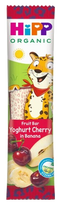 HIPP Organic Fruit Yoghurt Cherry in Banana batonėlis, 23 g