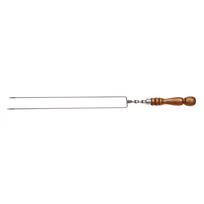 Iešmas daržovėms su medinė rankena 450/3mm
