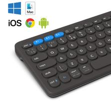 ZAGG Pro Keyboard Mid Size-Charcoal-Nordic (wireless charging on mat)