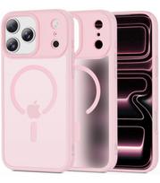 Matinis rožinis dėklas Apple iPhone 17 Pro Max telefonui "Tech-Protect Magmat Magsafe"