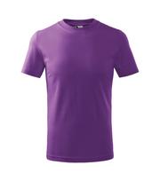 Vaikiški Marškinėliai MALFINI Basic 138 Purple 160g/m2
