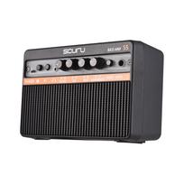 Scuru 20W Mažas Elektrinis Bosinis Stiprintuvas Nešiojamas Bosinės Gitaros Praktikos Garsiakalbis Kasdienėms Pratyboms Gatvėje juoda