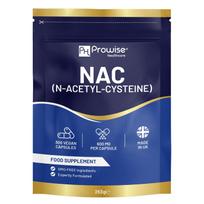 Veganiškas N-acetilcisteinas (NAC) Maisto papildai 600mg | 300 kapsulių