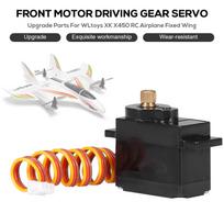 Atnaujinkite WLtoys XK X450 RC lėktuvo priekinio variklio vairavimo dalis juoda