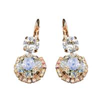 Auskarai moterims DiamondSky „Clarice VI (Crystal Moonlight)“ su Swarovski kristalais
