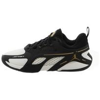 Jordan neslidūs, atsparūs dilimui žemi krepšinio bateliai, unisex, juodi su auksiniu, Jordan FQ3859-007 45