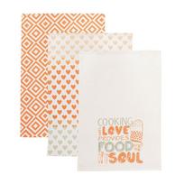 Markizeta virtuvinių rankšluosčių rinkinys Love Fir Soul