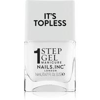 Nails Inc. It’s Topless gelinis nagų lakas ilgai išliekančio poveikio atspalvis Reese 14 ml