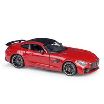 1/24 mastelio WELLY modelinis automobilis lietas lydinio lenktyninis automobilis Mercedes-Benz AMG GT R sportinis automobilis metalinis žaislinis automobilis vaikams žaislas dovana kolekcija žalia