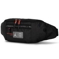 Jordan Paris, Collaboration Polyester Fanny Pack Regular Unisex Black Jordan 9A0254-K5T juoda