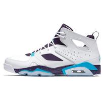 Air Jordan Flight Club '91 'Grand Purple Blue Lagoon' GS Jordan 555472-105 36