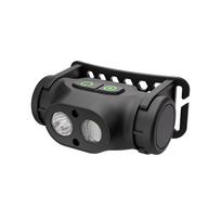 LED žibintuvėlis SUNLUX XS-RB5066, ant galvos, pakraunamas, 450 lm, 73 x 31 x 38 mm, su judesio juti