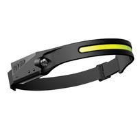 LED žibintuvėlis SUNLUX XS-1016, ant galvos, pakraunamas, 300 lm + 80 lm, 280 x 33 x 20 mm, su judes