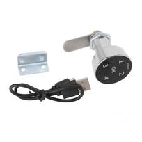 Electronic Coded Cabinet Lock Aluminum Smart Touch Keypad Digital Password Lock for Cabinet Toolbox