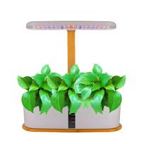 Hidroponikos auginimo sistema vidaus sode 10 ankščių 20W 72LED Grow Light, reguliuojamas viso spektro EU Plug balta