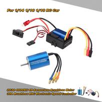 2838 4500KV 4P jutiklis be šepetėlių variklis ir 35A bešepetis ESC elektroninis greičio reguliatorius, skirtas 1/14