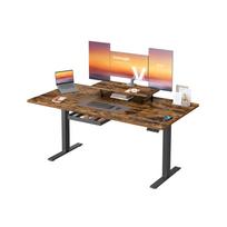 Reguliuojamo aukščio stalas su monitoriaus laikikliu ir USB
