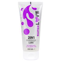 SuperLove 2in1 Massage Lube with Panthenol & Hyaluronic Acid 200ml