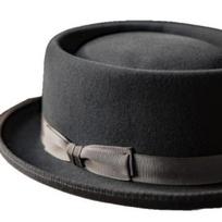 Nauja vilnos veltinio skrybėlė Vyriška Retro Britiška Džiazo Skrybėlė Plunksnos Dovana Skrybėlė L（58-60cm） gray