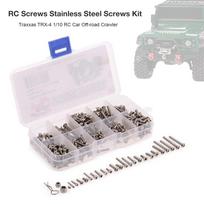 RC Screws Stainless Steel Screws Kit for Traxxas TRX-4 1/10 RC Car Off-road Crawler sidabras