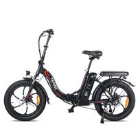 Elektrinis dviratis FAFREES 20  250W variklis Miesto Ebike 36V 18AH Didžiausias greitis 25Km/h Didžiausias nuotolis 130Km Apkrova 130Kg F20 36V 18AH raudona