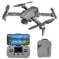 RC dronas su kamera 4K 3 ašių karkasinis variklis 5G Wifi FPV Quadcopter 1200m valdymo atstumas 1 battery juoda
