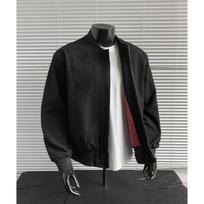 Darth Vader heavy canvas flight jacket men's autumn bomber inverted triangular silhouette washed old cotton coat M juoda