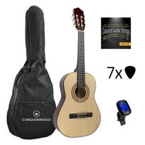 Condorwood C12-N 1/2 dydžio klasikinė gitara su rinkiniu STARTER