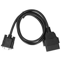 16 kontaktų OBD2 į RS232 DB9 automobilio diagnostikos sąsajos adapterio prailginimo kabelio jungtis