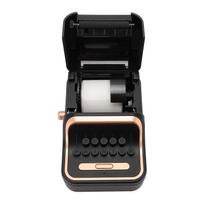 Retro Label Printer 1000mAh Battery Charging Thermal Portable Bluetooth 5.0 Inkless Label Printer