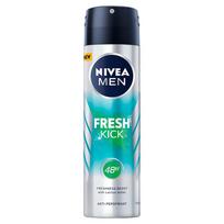 Nivea Men Deodorant FRESH & KICK men's spray 150ml
