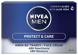 NIVEA FOR MEN Moisturizing Face Cream Protect Care 50ml
