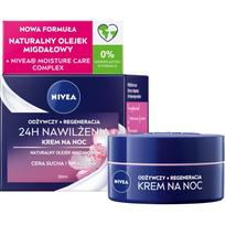 Nivea 24H Hydration + Regeneration Nourishing Night Cream for dry and sensitive skin 50ml