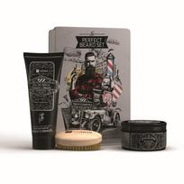 HISKIN Gift set for men Face and beard wash gel + Beard pomade + Beard brush