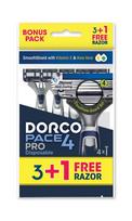 DORCO Pace Pro 4 Disposable razor, 4 blades, 1 pack - 4 pcs.