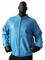 Leather Men's Bomber Jacket Stylish Lambskin Handmade Biker Motorcycle Designer S turkis