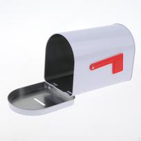 Pašto dėžutė LetterBox Kalėdinė Dekoratyvinė Geležinė Stulpelis Laiškas Moderni Nuleidžiama Dėžutė Pašto Dėžutė balta
