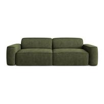 Žalios spalvos iš šenilinio audinio sofa 244 cm Omao – Makamii