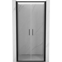 Dušo durys Mexen Exo, varstomos, 80 cm, transparent/black