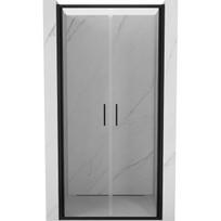 Dušo durys Mexen Exo, varstomos, 90 cm, transparent/black