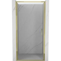 Dušo durys Mexen Exo, varstomos, 90 cm, transparent/gold