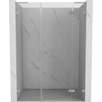 Dušo durys Mexen Lunar L, dešinė, 145 cm, transparent/brushed nickel